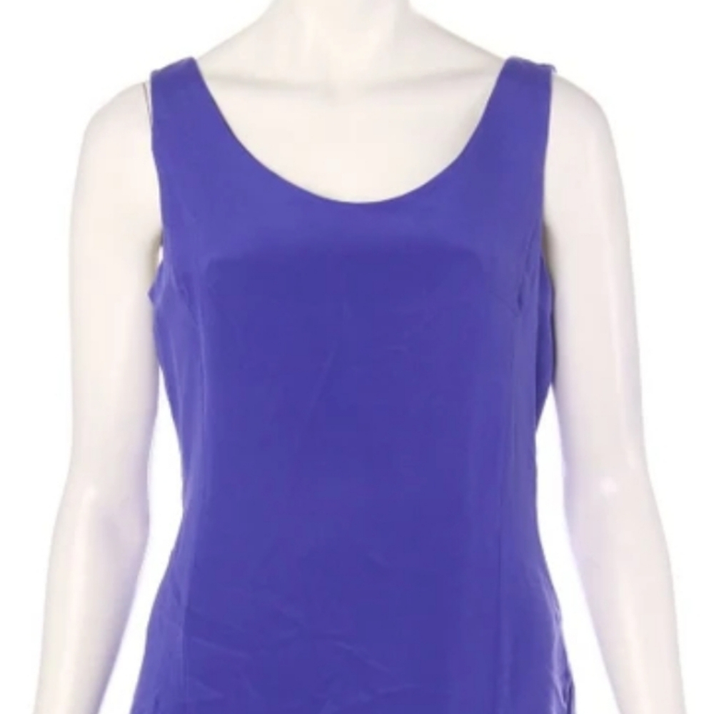 Valerie Dress Silk Sleeveless  Lavender Size 12 - Picture 10 of 16